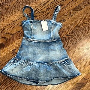 Amanda Uprichard Blue Denim Dress